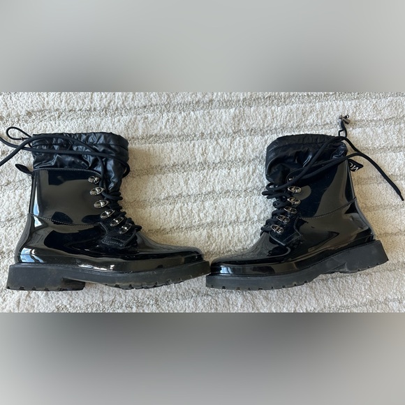 Moncler Patent Rain Boots - Picture 4 of 4